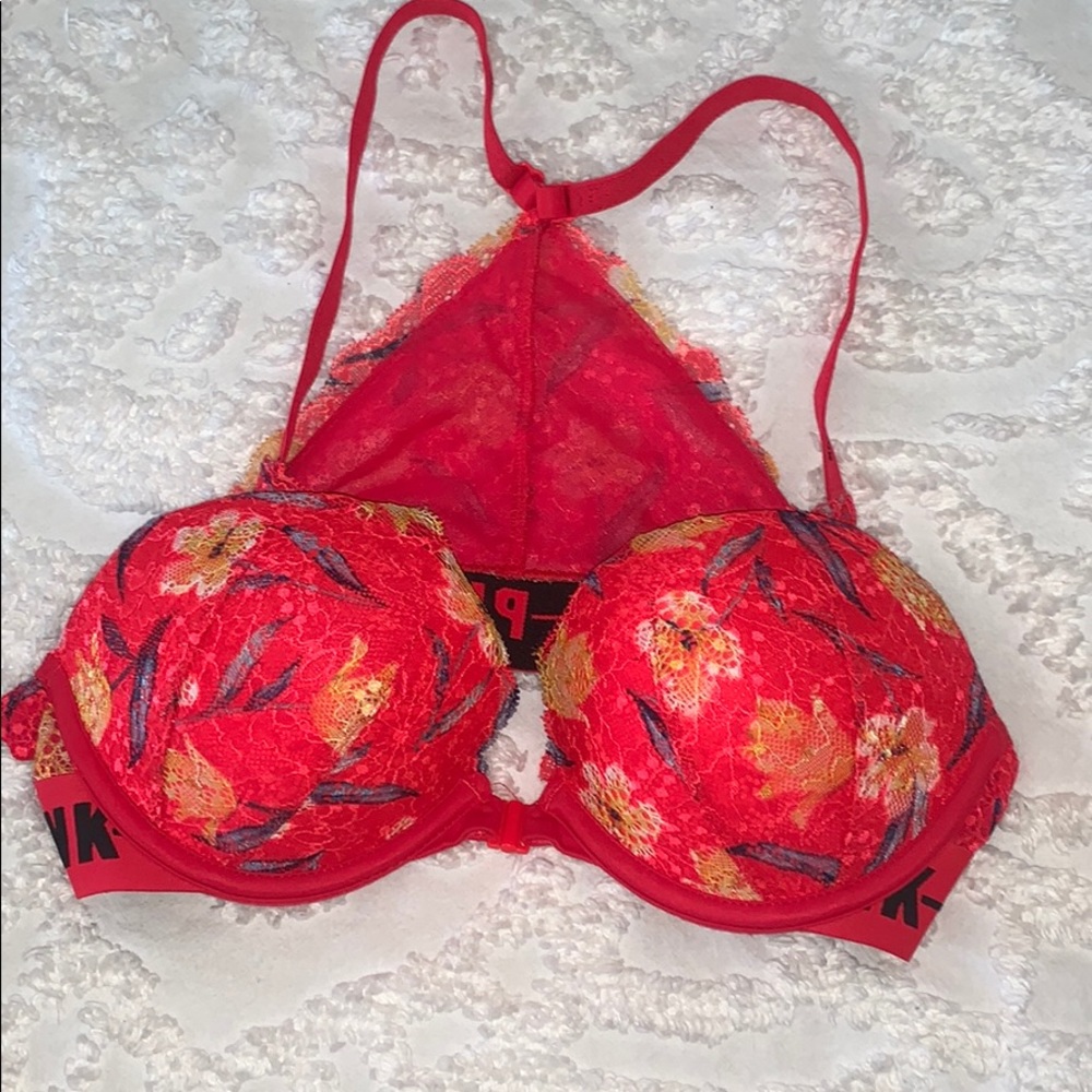 Victoria’s Secret pink push-up bra